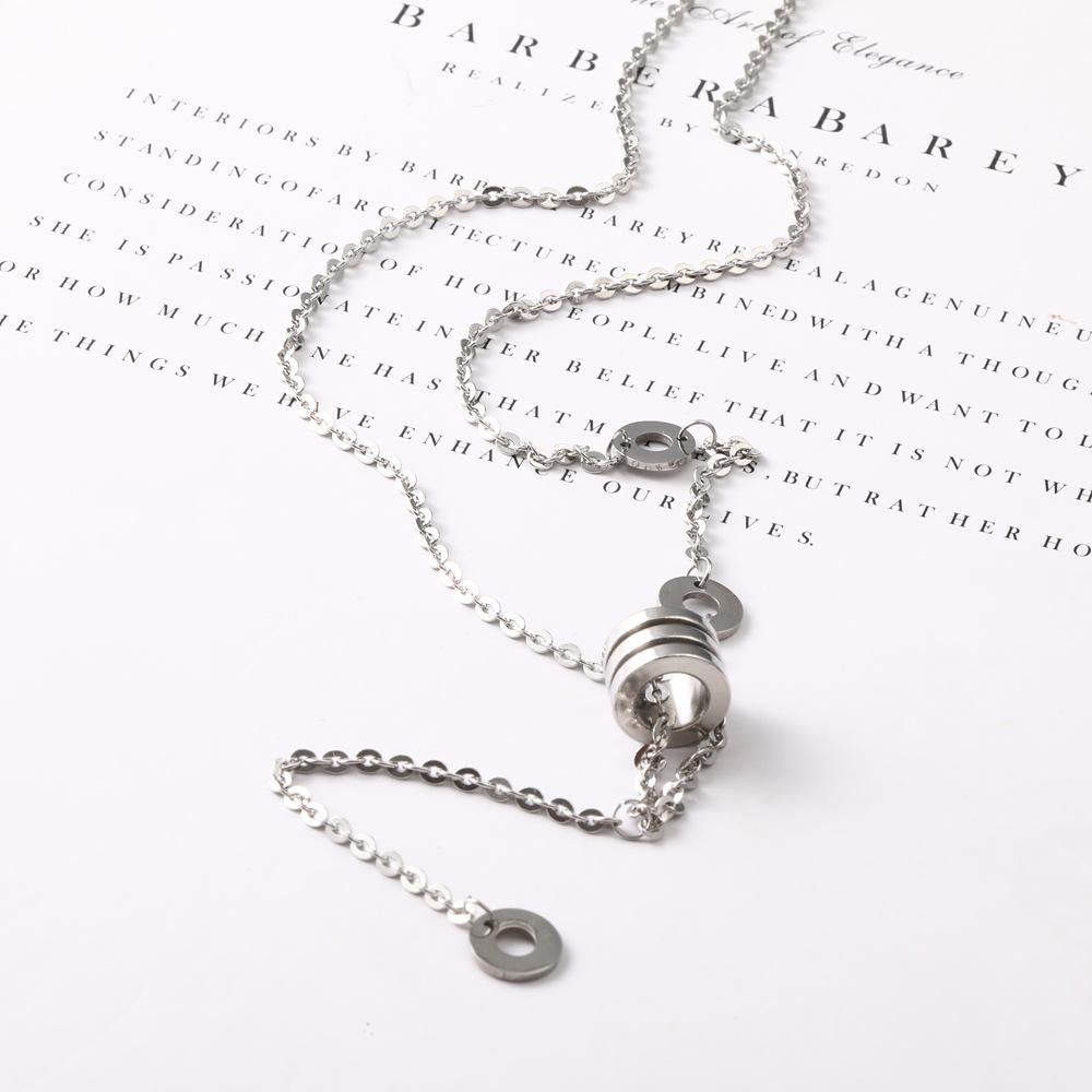 Trendy Korean Style Bad Boy Titanium Couple Necklace