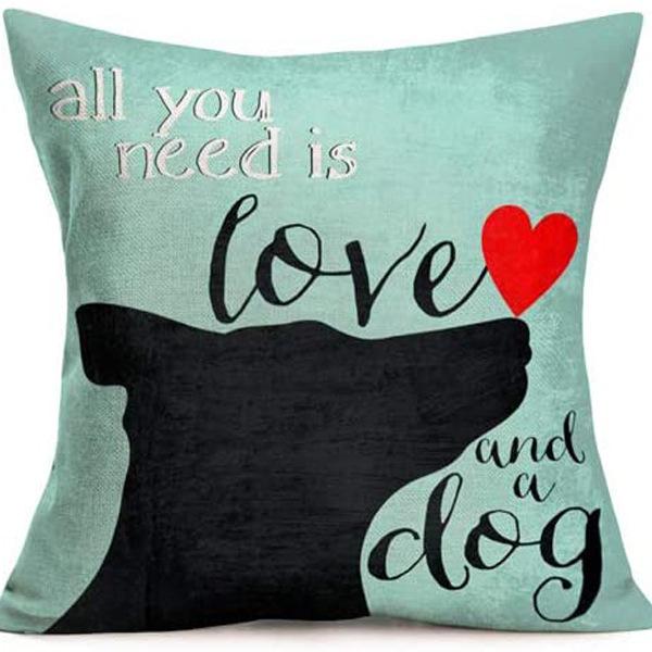 Nordic Cartoon Animal Pillow Cover Cute Printed Linen Pillow Home Ornament Sofa Car Premium Durable Quality Useful