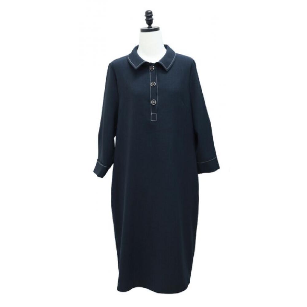 Shiz Madam Dress N2668 Collar Ruette Stitch