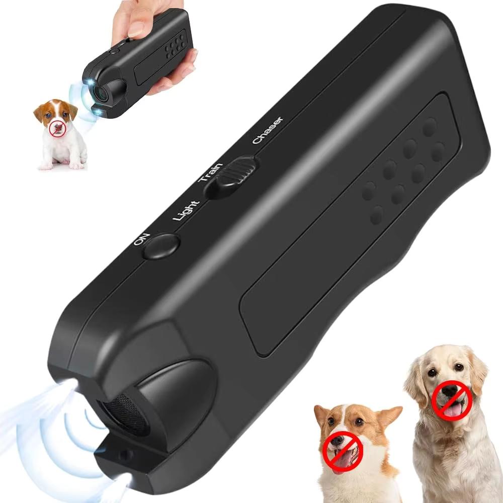 Pet Dog Repeller Anti Barking Stop Bark Training Device Trainer LED Ultrasonic Anti Barking Ultrasonic Without Battery
