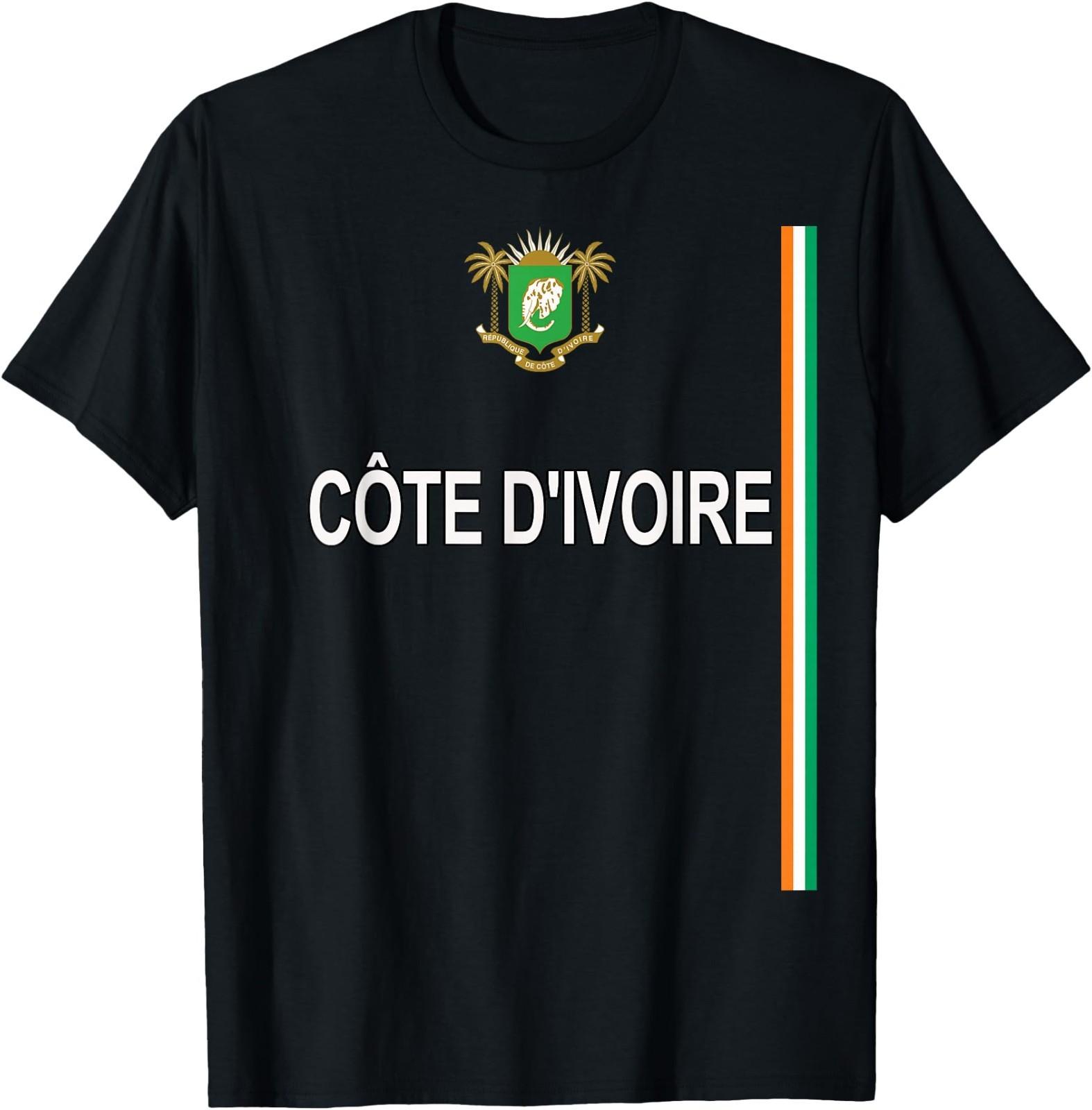 Cote D Ivoire T-shirt - Sporty Ivory Coast Tee T-Shirt XXXXL