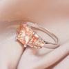 2026 New Zircon Jewelry European and American Fashion Women's Creative Geometric Jewelry Romantic  Ring Jewelry