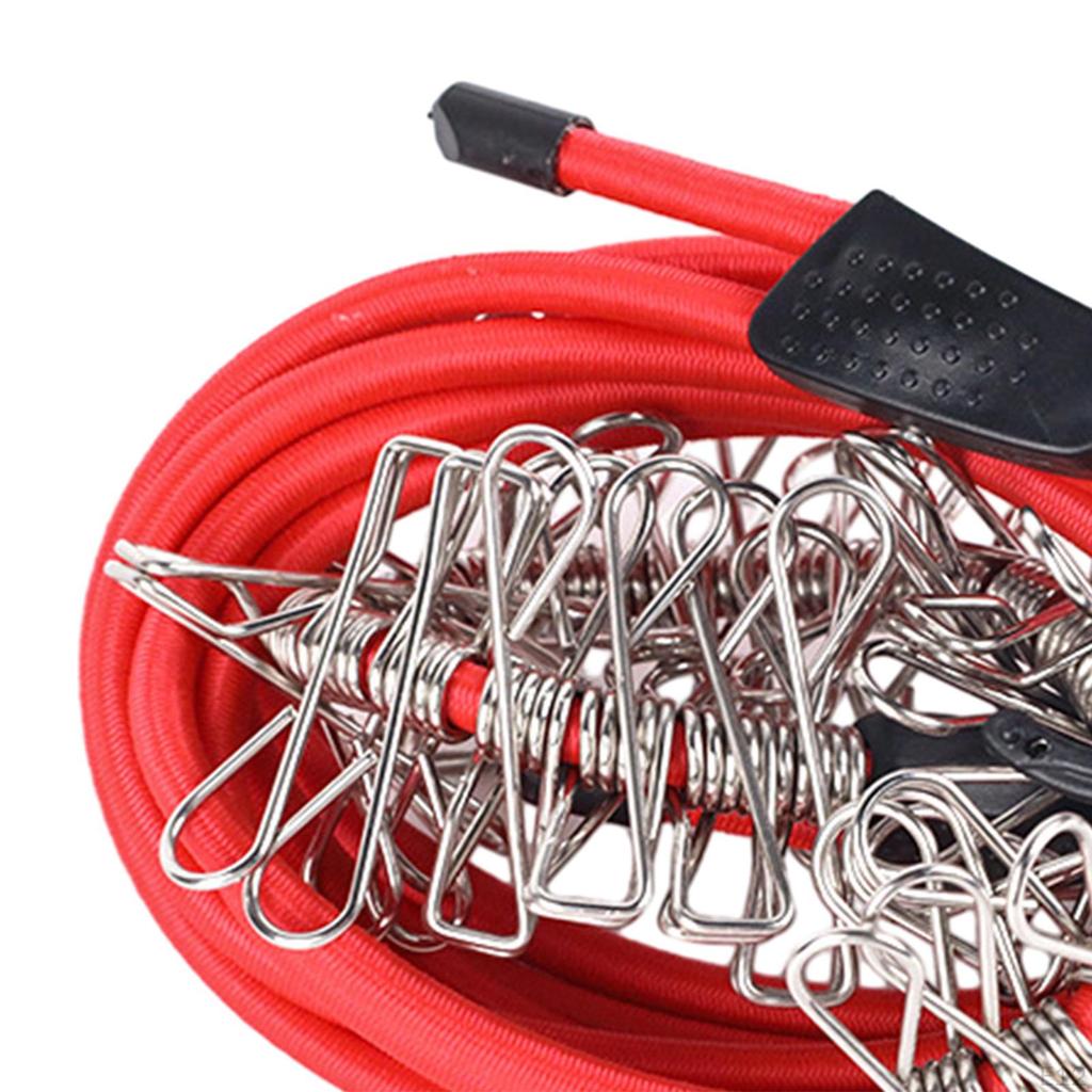 Adjustable Cord Bungie Rope Premium Rubber Easy to Install Strap Clothesline for Luggage