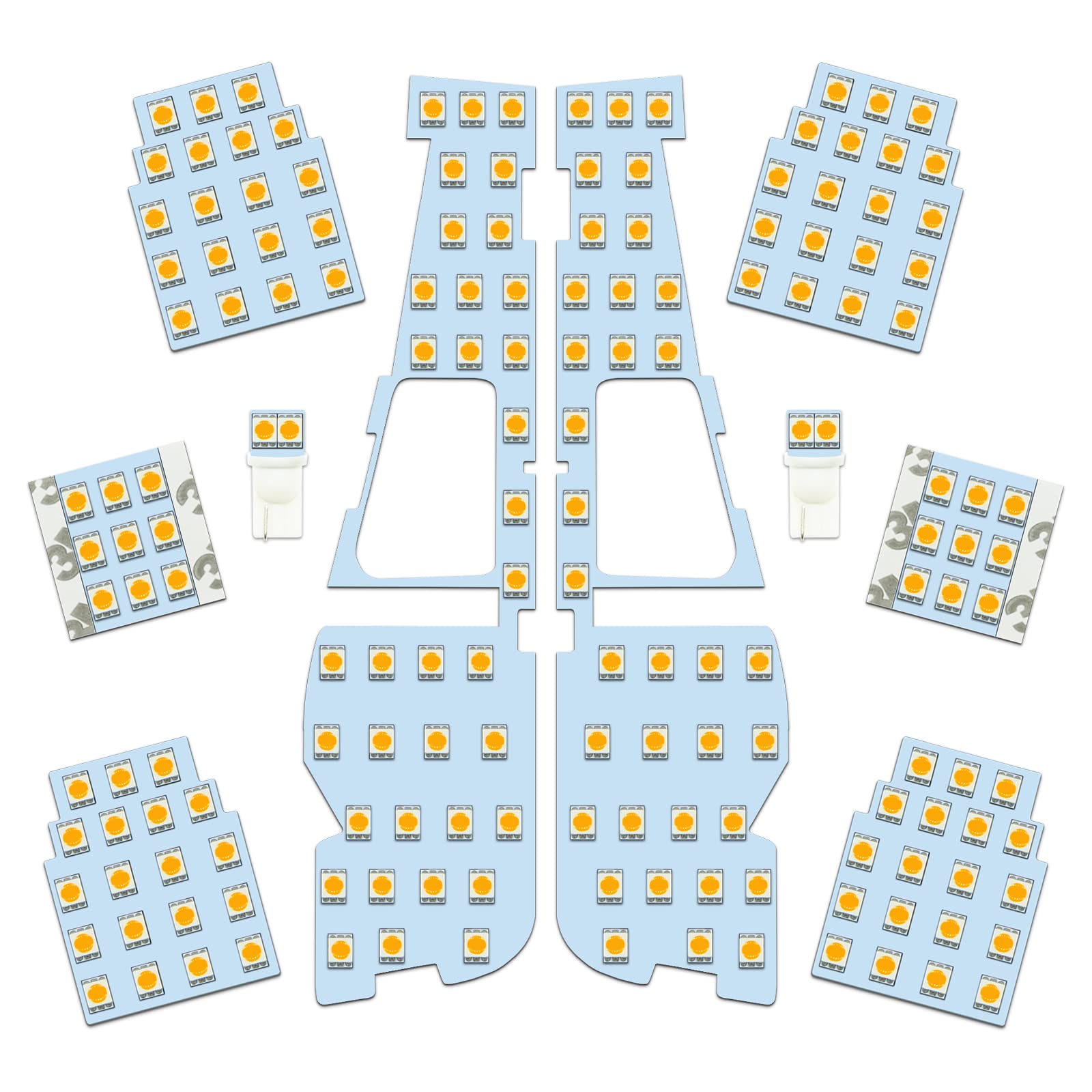 

ZXREEK Toyota Alphard 30 Серия Салон Теплый Vellfire Салон 30 Серия Светодиодный Салон Светодиодная Лампа Alphard 30 Velfire 30 Интерьер Легкий 168 Всего 10 Предметов Лампа,