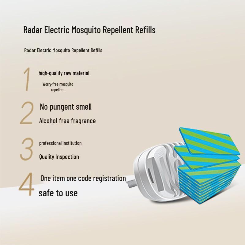 RAID Duftfreie elektrische Mückenabwehrmatte & Heizgerät-Set