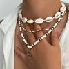 Ingemark 4 Styles Faddish Unique Sun Pendant Necklace for Men Creative Coconut Husk Rice Beads Chokers Necklace Jewelry Gifts