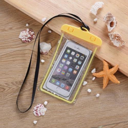 Summer Swimming Waterproof Phone Pouch Bag Phone Card Bag Case Cover for Phone Water Sports Beach 6.5 Inch Waterproof Case