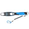 Fish Control Device Fishing Pliers Lip Gripper Lure Clamp Space Aluminum with ScaleBlue