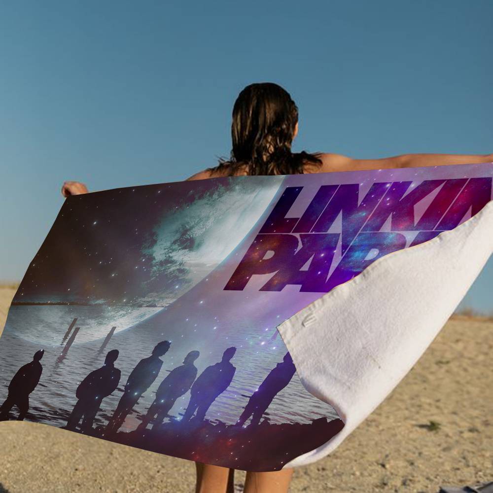 

Band L-Linkin Cool P-park Big Microfiber Beach Towels Quick Dry Towel Sand Beach Towels Pool Towel for Travel Swim Pool Yoga W30*H60(CM)
