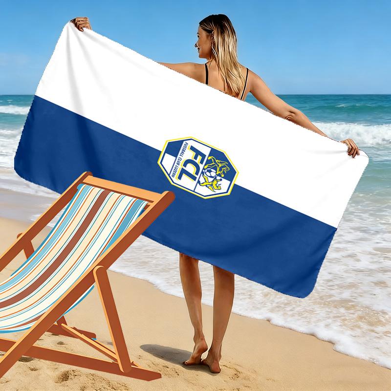 FC Luzern Print Beach Towel, Large Soft Quick Dry Towel for Beach Camping Swimming