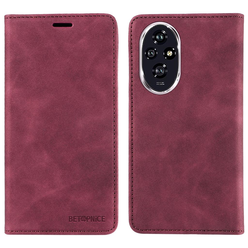 BETOPNICE 003 For Honor 200 5G Case PU Leather Folio Flip Wallet Phone Cover