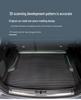 2023 MG7 All-Weather Trunk Mat Set: Includes TPE Trunk Liner and Seat Back Protector