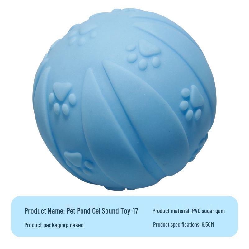 Vinyl Simulation Toy Ball for Small and Medium Dogs - Sounding Pet Ball