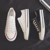 canvas shoes men's casual retro board shoes versatile shoes low-top student white shoes couple shoes