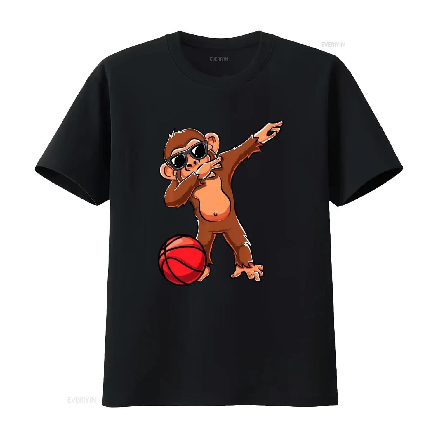 Cute Dabbing Monkey Dab Basketball Girls Boys Baseball cap Snapback Caps Knitted Hat vintage Washed Stylish designer clothes S чёрный