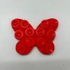 1Pcs Phone Fixture Suction Cup Silicone Butterfly Double-sided Suction Cup Back Adhesive Mobile Phone Rubber Suction Cup