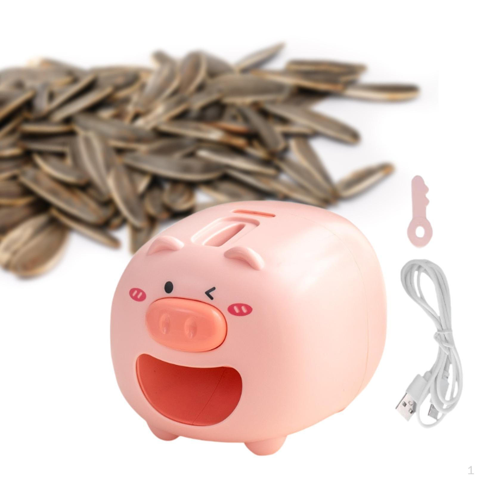 

Автоматична очищувальна машина для очищення насіння соняшнику, електрична лущилка, легка для очищення, кухонний гаджет у формі свині Cute