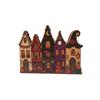 Multi-layer Halloween Village Decor Wooden Rustic Autumn Ornament  Coffee Bar Table