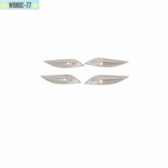 Fits For BMW X1 E84 2010-2014 2015 ABS Silver Interior Door Bowl Cover Trim 4PCS