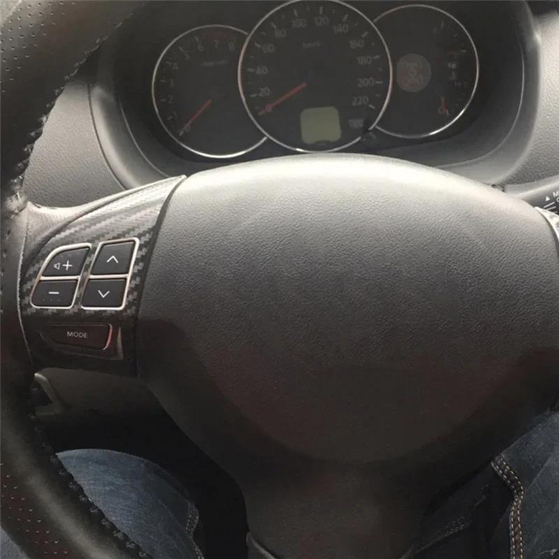Audio Cruise Control Button Steering Wheel Switch Button Sticker Cover Trim For Mitsubishi ASX Lancer Outlander RVR Pajero Sport