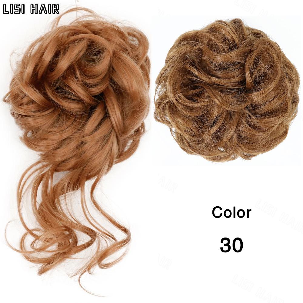 MERISIHAIR Synthetisch, 2 Stile, klassisch, zerzaust, Hochsteckfrisur, elastisch, unordentlicher Dutt, Haargummis, gefälschter Haarknoten, Donut, Pferdeschwanz, Haarknoten, Zubehör für Frauen, den täglichen Gebrauch