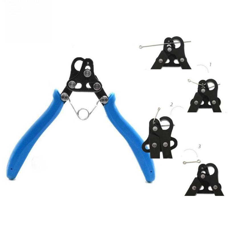 1 Steps Wire Bending Hobby Jewelry Making Tool DIY Wire Rolling Pliers Jewelry Crafts Round Nose Winding Coil Pliers
