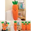 Ultra Soft Carrot Plush Body Pillow Huggable Stuffed Toy Adorable Bed Cushion