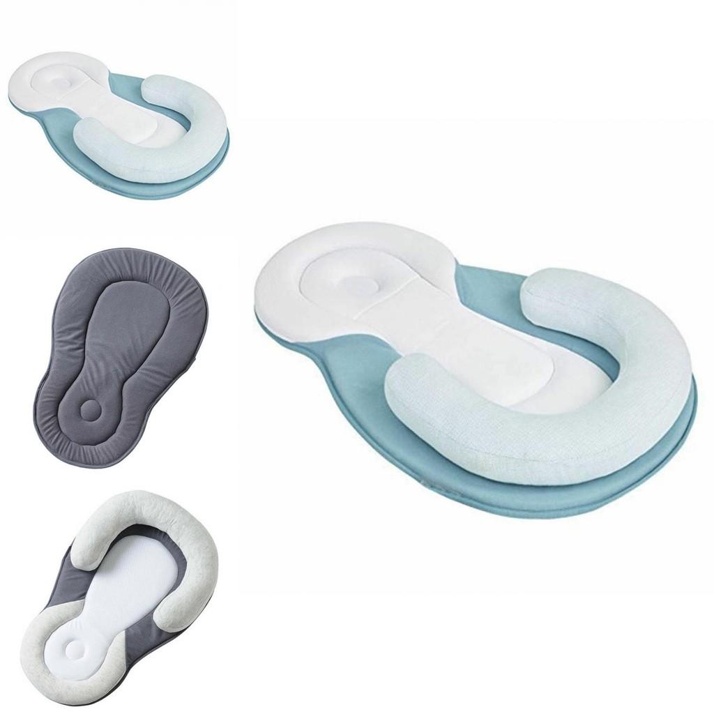 Almofada Modeladora de Cabeça para Bebê Recém-nascido Com Design Anti-rolamento Para Suporte ao Sono do Bebê