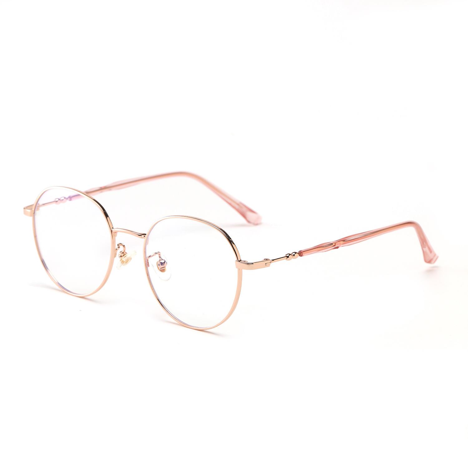 

Очки Art 63087 черная круглая маленькая оправа плоское зеркало розового золота