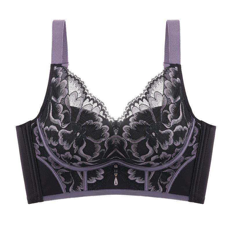 Yard Adjustable Gathering Comfortable Non-Steel Ring Anti-Sagging Collecting Vice Breasts Bra