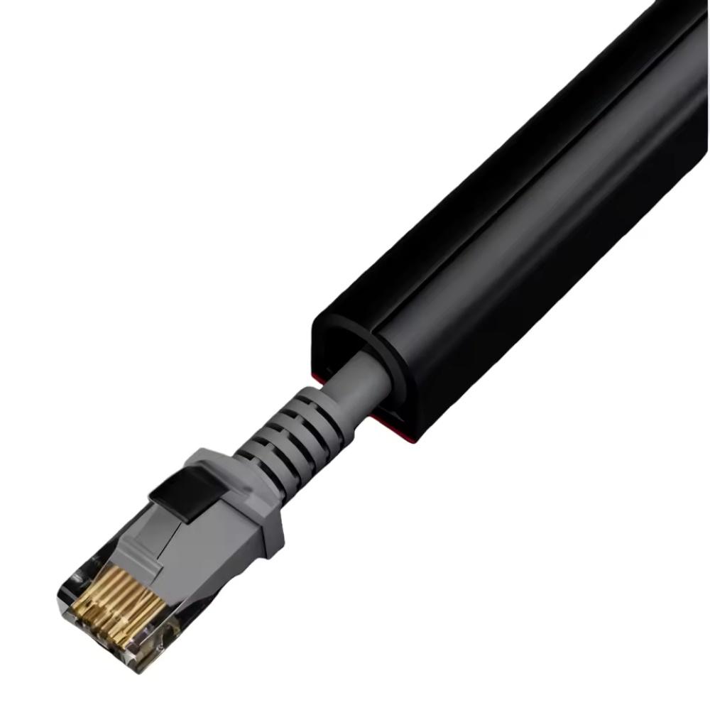 

1PC 1m/2m/3meters Wire Cords Covers Paintable Cable Concealer Cable Hider on Wall Wire Hiders Cable Management Cord Hider Wall 1m чорний