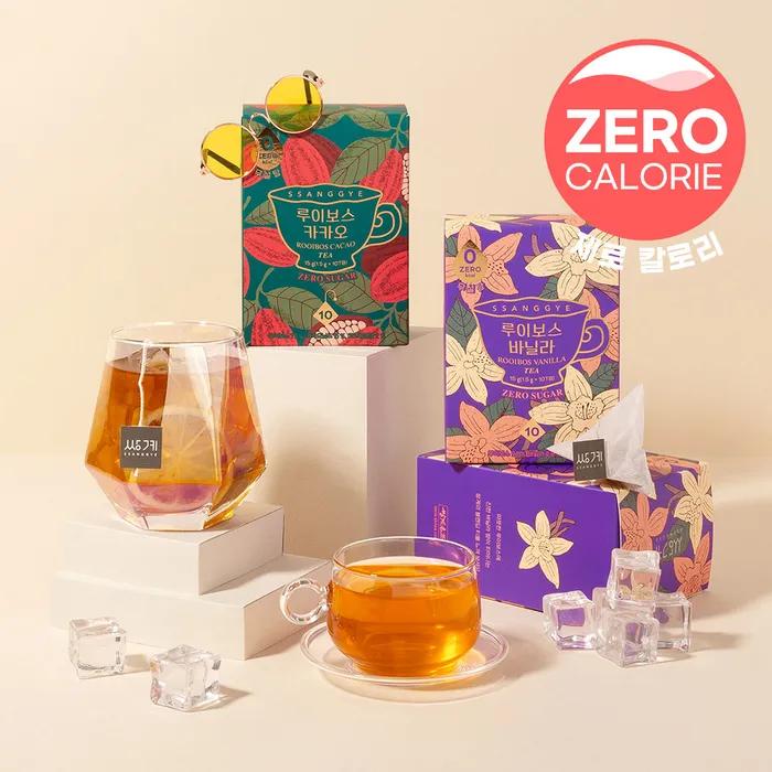 

Zero Rooibos Cacao / Rooibos Vanilla 10 чайных пакетиков 1+1 Rooibos Vanilla