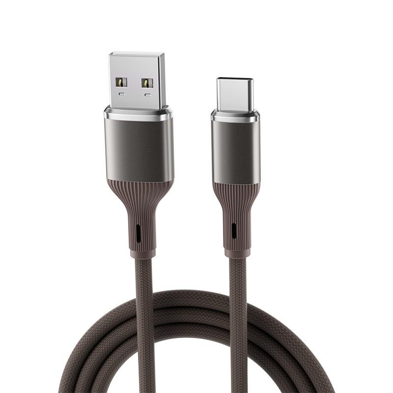 Fast Charging Data Cable USB Mobile Phone Data Cable Type-C for Car Fast Charging Data Transfer Colorful Precision Weaving