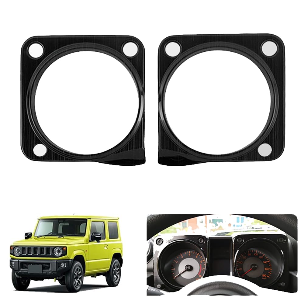 

Панель приборов Jimny SUS304 Нержавеющая сталь Накладка на приборы Крышка приборов Детали внутренней панели JB64W/JB74 (черный) чёрный