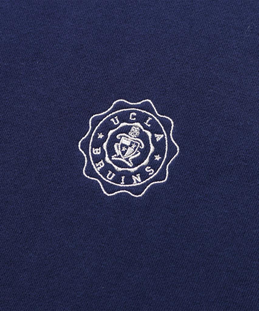 UCLA Unisex Preppy Seal Logo After Hoodie [Navy] (Ubalt41)