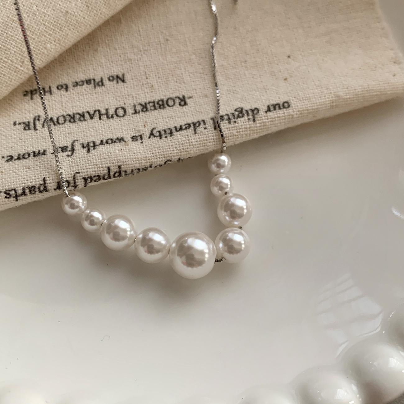 Necklace Women s Light Luxury Retro Temperament Niche Design Simple Fashion Versatile Collarbone Chain Trend 40CM