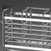 Durable Metal Drainer Rack Rust Utensil 46056 Holder Stainless Steel Compartments Drying Proof Space Saving Kitchen Storage Sink Caddy