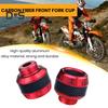 Copritelaio universale per moto, tazza forcella anteriore in lega di alluminio, protezione antischiacciamento per moto, scooter, tazza anticaduta