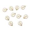 10Pcs Metal Enamel English Letters Charms Pendant For DIY Jewelry Making Necklace Bracelet Accessories