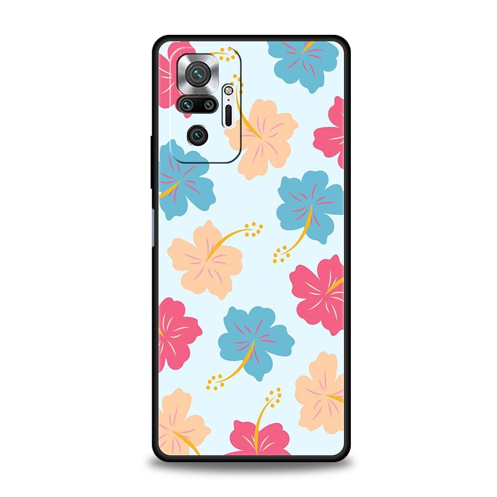 Summer Colorful Flower Phone Case For Xiaomi Redmi Note 15 14 13 12 5G 11 10 Pro Plus 4G 9S 14C 13C 12C 10C Soft TPU Cover