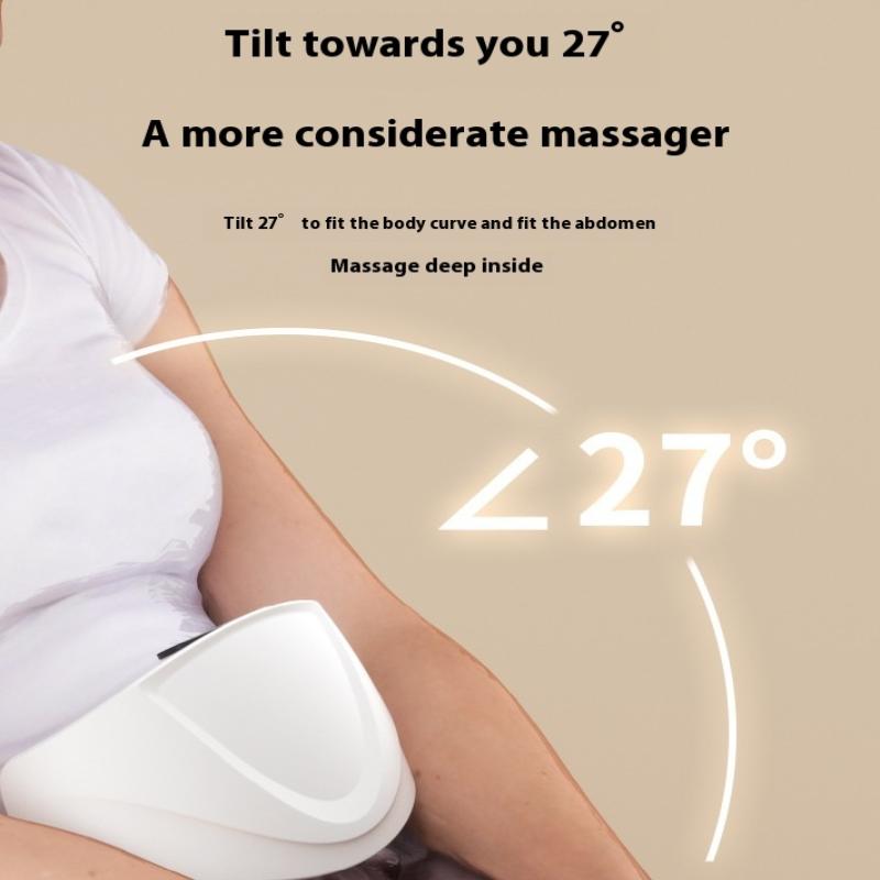 Automatic Heated Abdominal Massager Vibrating Rechargeable Wireless Massager Belt For Waist Back Warm Compress Slimming