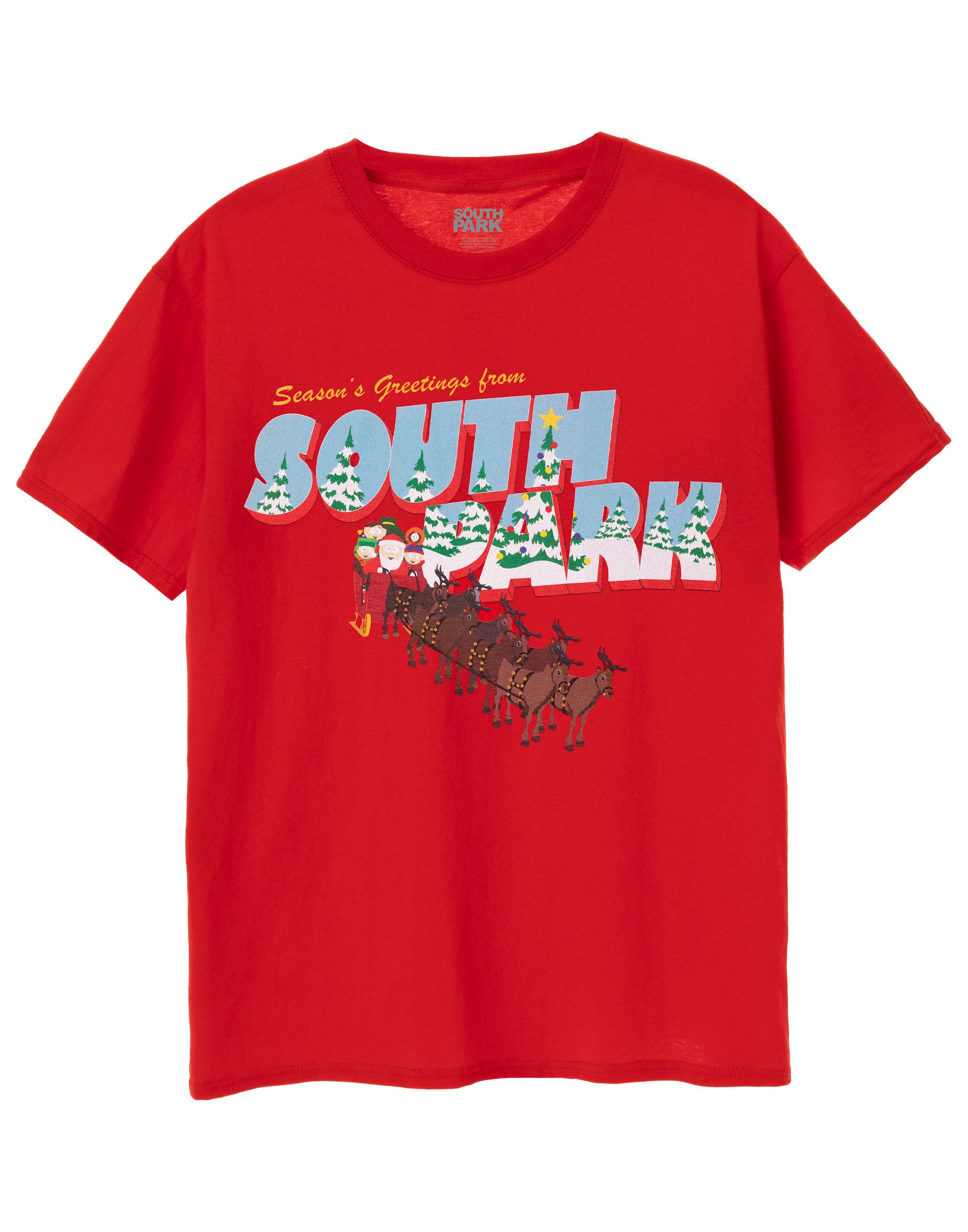 South Park Short Sleeved TShirt Unisexs Red Official Merch M