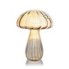 New Hydroponic Flower Bottle Transparent Glass Glass Vase Mushroom Aromatherapy Bottle Flower