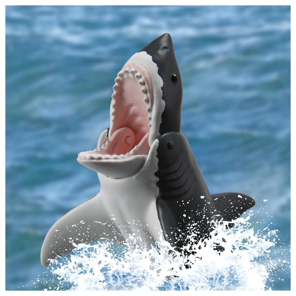 Takara Tomy Ania AL-13 Great White Shark Floating Animal Toy Ages 3 and Up