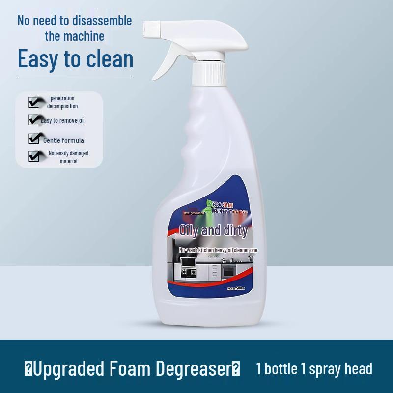 Powerful Stove & Hood Foam Degreaser for Heavy Oil Stains