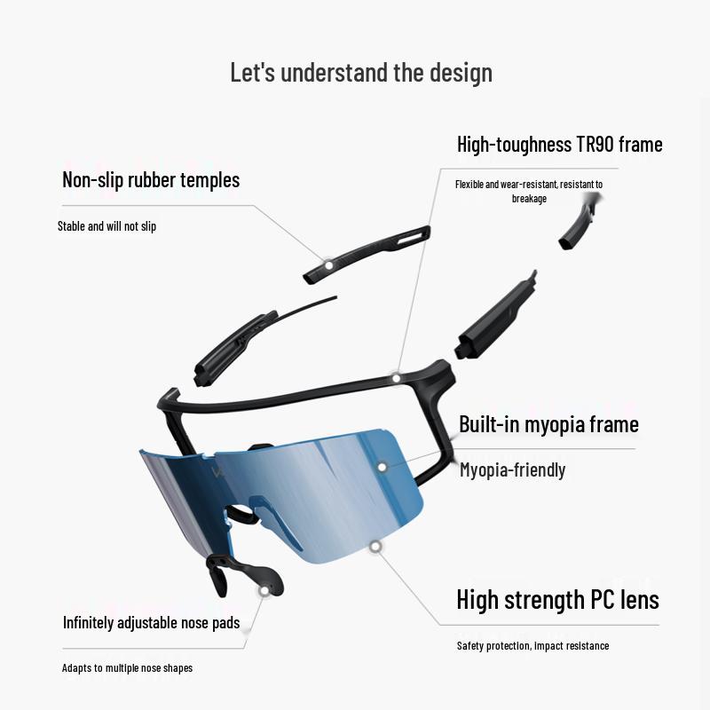 Keep Full-Frame Cycling Sunglasses