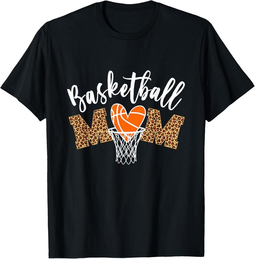 

Basketball Mom Cute Novelty Distressed TShirt Unisex T-Shirt M