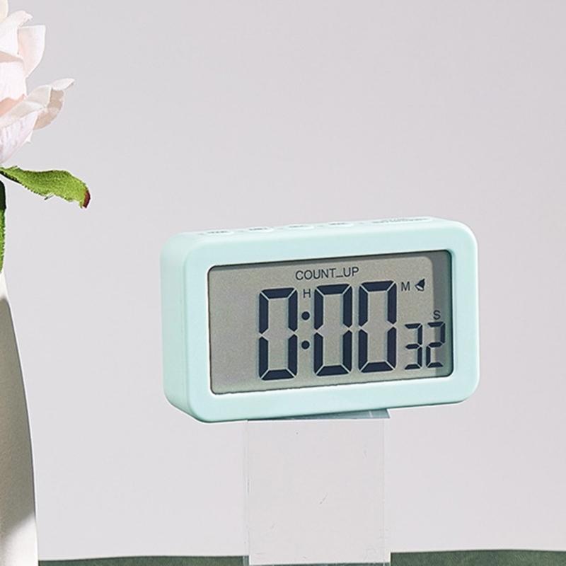 Elegant LCD Display Clock Digital Alarm Clock Fashionable Bedroom Alarm Clock