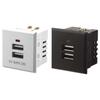 5V 2.1A Double USB Power Socket Embedded Double USB Desktop Receptacle Charging Power Panel Module Outlet Replacement