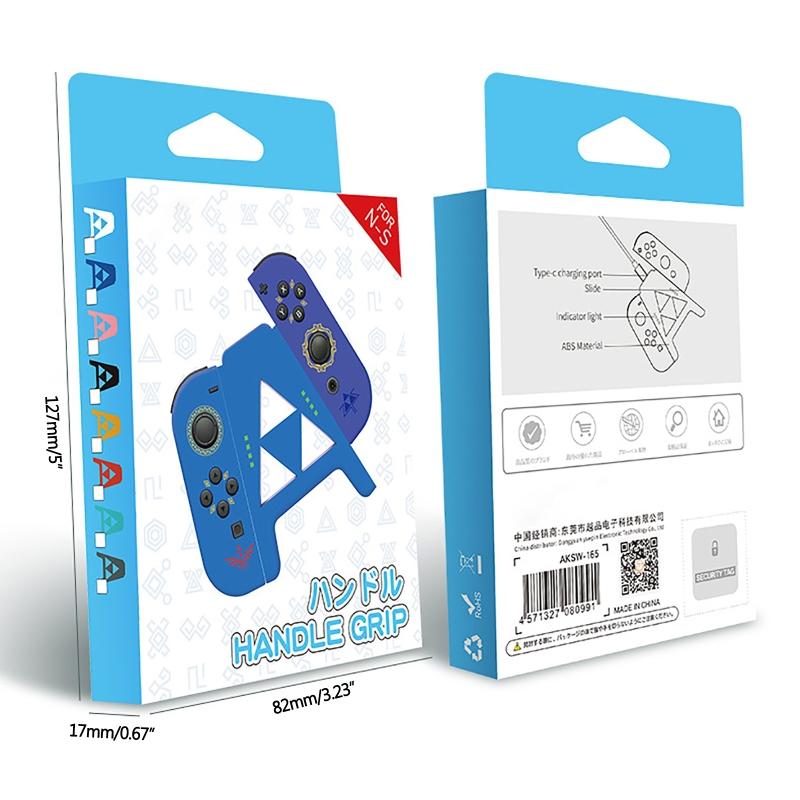 Grip Handle Charging Dock Station Charger Chargeable Stand for Switch OLED Console Handle Controller High Speed Charger